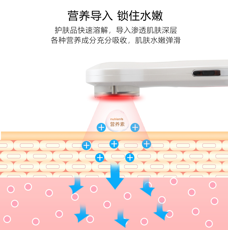 卡酷尚射频美颜器,卡酷尚美颜仪,超声波美容仪器,多功能美容仪